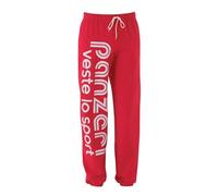 panzeri Pantalon Jogging Uni H - Rouge/Blanc