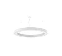 Panzeri Silver Ring Sospensione 120 Pendelleuchte, blanc