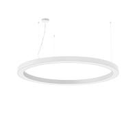 Panzeri Silver Ring Sospensione 180 Pendelleuchte, blanc