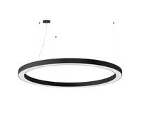 Panzeri Silver Ring Sospensione 180 Pendelleuchte, noir