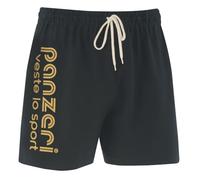 Panzeri - Uni a nr/or jersey short - Shorts multisports - Noir - Taille S