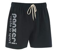 panzeri - UNI (A) - Shorts 100% Coton - Noir-Argent - I (Noir - Silver, IV - M)