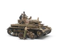 Panzerkampfwagen IV Ausf.f Tank & Motorcycle North Afrique 1:3 5 Plastique Model