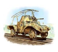 Panzerspähwagen P204(f) Railway Wwii German Armoured Vehicle- 1:35e - Icm G