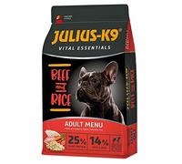 Panzi Julius-K9 - Bœuf et Riz 3kg - Croquettes pour Chiens Adultes - Nourriture digeste au bœuf - Toutes Races