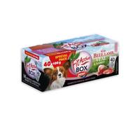 Panzi Pet - Fit Active - Nourriture humide pour chien - Sachets de repas - Mélange de saveur bœuf, agneau, veau et lapin - 40 x 100 g