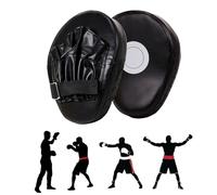Pao Boxe,Patte d'ours Boxe 1 Paire,pour Kickboxing,Muay Thai,Karaté,Taekwondo,Martial Art,Pads d'entraînement pour Sports de Combat (Noir)
