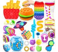 Paochocky Fidget Sensory Toy Set, 26PCS Jouet Anti-Stress Kit, pour la Concentration, Jouet pour Enfants avec Soulagement de l'anxiété, Autisme et TDAH