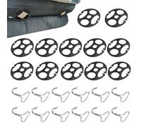 Paodduk Clips de Support de Housse de siège de Voiture, Crochets d'installation de Housse de siège de Voiture - Cintre de Fixation de Housse de siège Auto,Mandrins de Housses de siège de Voiture, 12