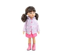 Paola Reina poupée Amigas Carol queue de cheval marron foncé 32 cm poupée jouet