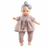 Paola Reina Poupée Sonia (points/rose) avec mécanisme (36cm)