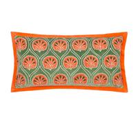 Paoletti CASA Housse de Coussin brodée Péridot Orange