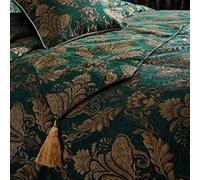 Paoletti - Chemin de lit Shiraz Traditional (33 cm x 230 cm) (Émeraude / Doré)