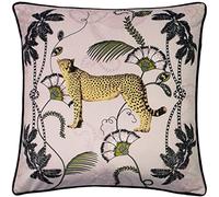 Paoletti Coussin Tropica Cheetah, Polyester, Rougir, 45 x 45cm