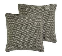 Paoletti Coussins remplis de Plumes Tanger (Pack jumeau), Polyester, Monochrome, 55 x 55cm