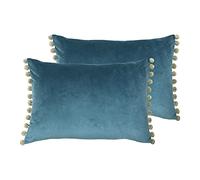 Paoletti Coussins remplis de Polyester Fiesta (Pack jumelées), Polyester, œuf de Canard/Naturel