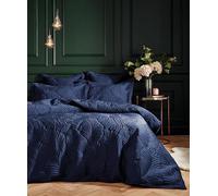 Paoletti Couverture de Couette matelassée à Palmeria, Polyester, Navy, 228 x 218 cm