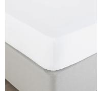 Paoletti - Drap-housse, Bambou RV2545 (Lit simple) (Blanc)