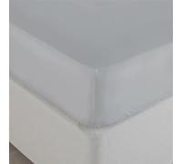 Paoletti - Drap-housse, Bambou RV2545 (lit simple) (Gris pigeon)
