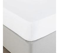 Paoletti Drap-Housse en Bambou pour lit King Size, Coton, Bambou, Blanc