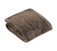 Paoletti Empress Throw 140X200 Taupe, Polyester, 140x200cm