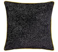 Paoletti Estelle Housse de Coussin Noir/doré 45 x 45 cm
