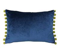 Paoletti Fiesta Poly Cush 35X50 INDI/OLI, Polyester, Indigo/Olive, 35x50cm