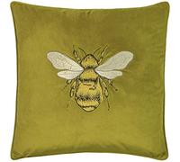Paoletti Hortus Bee Coussin rembourré en Velours brodé
