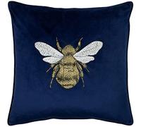 Paoletti Hortus Coussin, Velours, Marine, 50 x 50cm