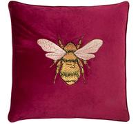 Paoletti Hortus Polyester Coussin rempli, Fuschia, 50 x 50cm