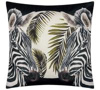 Paoletti Housse de Coussin d'Extérieur Tissée Zèbre Leopardis - Multicolore - 50x50cm