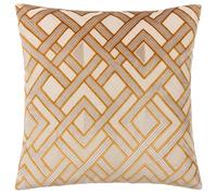 Paoletti Housse de Coussin Henley en Velours Jacquard