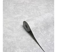 Paoletti Luxe Symphony Papier peint en vinyle abstrait Argenté