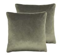 Paoletti Meridian Twin Pack Coussins remplis de Polyester, Charbon/Colombe, 55 x 55cm