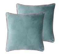 Paoletti Meridian Twin Pack Coussins remplis de Polyester, Minéral/Rougir, 55 x 55cm