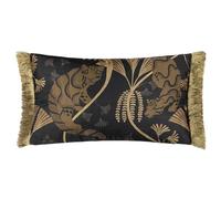 Paoletti Moondusk Housse de Coussin rectangulaire Noir 30 x 50 cm