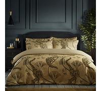 Paoletti Moondusk Parure de lit en Jacquard Doré King Size