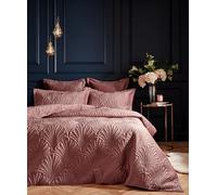 Paoletti Palmeria Housse de Couette et taie Set, Polyester, Rougir, Super King