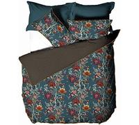 Paoletti Parure de lit Bloom, Bleu Sarcelle, Double