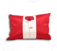 Paoletti Poppet Housse de Coussin Rouge/crème 30 x 50 cm