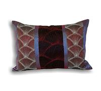 Paoletti Riva Accueil Coussin Oyster Couverture (35X50Cm) (Bleu)