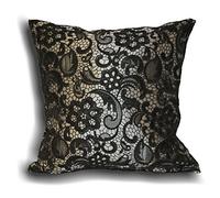 Paoletti Riva Accueil Macramé Coussin (45X45Cm) (Argent)
