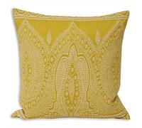 Paoletti Riva Paisley Housse De Coussin - Jaune - Persan Paisley Conception Détaillée - Couteau Edges - Zip Caché - Lavable Machine - Polycoton - 50 X 50 Cm (20" X 20" Pouces) - Conçu Au Royaume-Uni