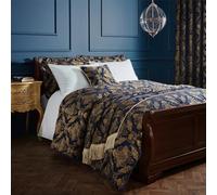Paoletti Shiraz Bedspread, Navy, 275 x 275cm