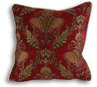Riva Home Shiraz - Housse de coussin (45x45cm) (Bordeaux)