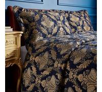 Paoletti Shiraz Taie d'oreiller Bleu Marine 65 x 65 cm