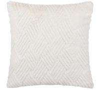 Paoletti Sonnet Housse de Coussin en Fausse Fourrure Blanc