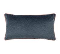 Paoletti Torto Coussin rectangulaire Garni de Polyester Bleu Ardoise/Blush Standard