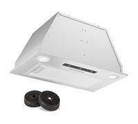 Klarstein Hotte aspirante encastrable 52 cm – Silencieuse, LED, 439 m³/h, Minuterie