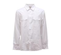 Paolo Pecora - Camicia Cotton Shirt - Homme - Chemises - Blanc - Taille: 2XL